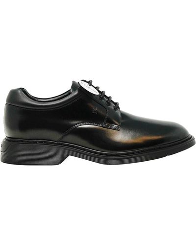 Hogan Laced Shoes - Black