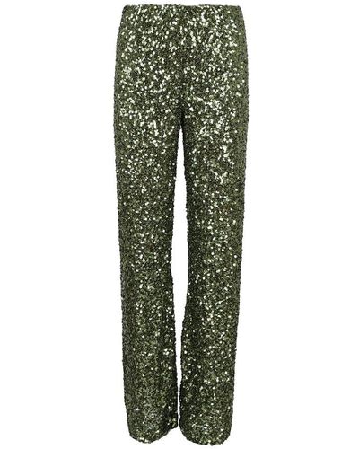 P.A.R.O.S.H. Straight Trousers - Green