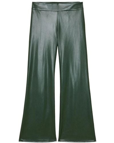 Patrizia Pepe Leather trousers - Grün