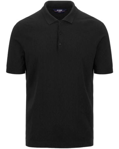K-Way Polo Shirts - Black