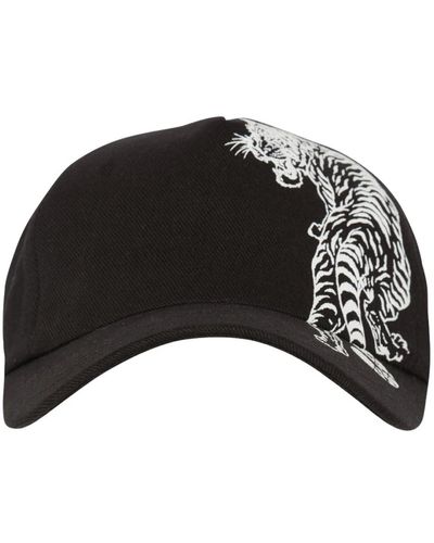 Balmain Cappellino con stampa tigre - Nero