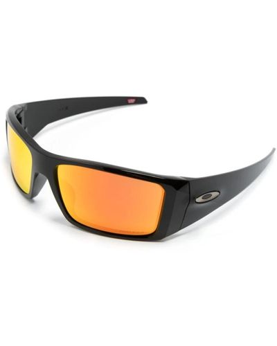Oakley Schwarze sonnenbrille mit prizmTM linse - Weiß