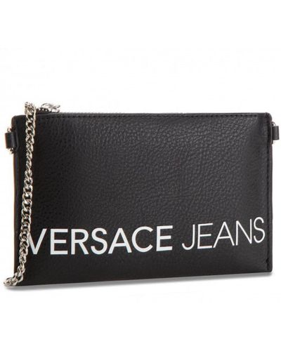Versace Schwarze und weiße versace jeans clutch