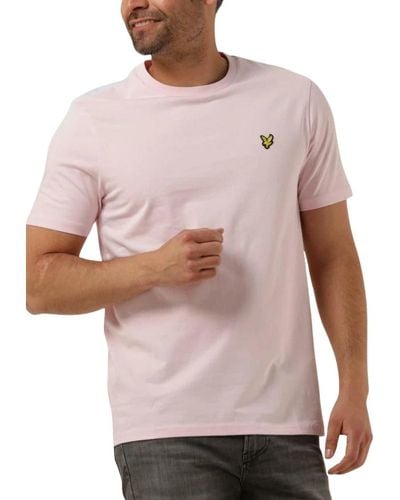 Lyle & Scott Polo & t-shirts einfaches t-shirt - Pink