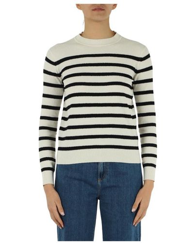 Marella Round-Neck Knitwear - White