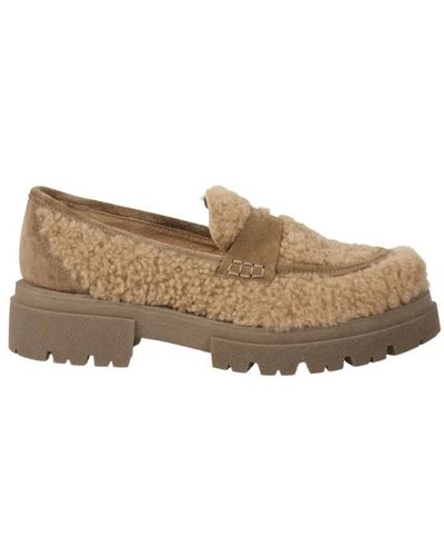 Dwrs Label Ribe teddy - Loafers - Natur