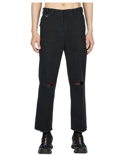 Undercover Trousers > slim-fit trousers - Bleu
