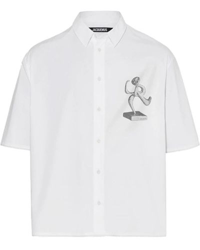 Jacquemus Short Sleeve Shirts - White