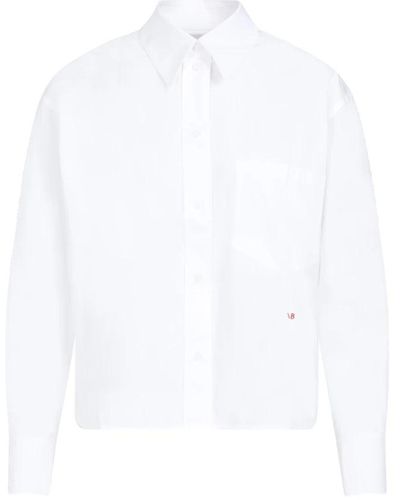 Victoria Beckham Blouses & shirts > shirts - Blanc