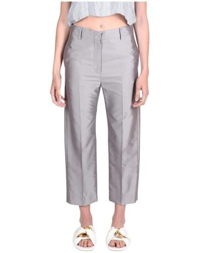 Barena Cropped Trousers - Grey