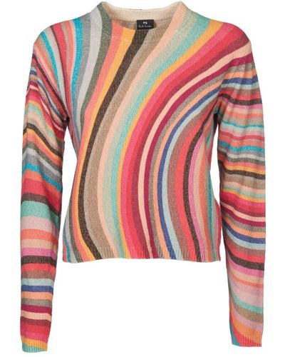 PS by Paul Smith Knitwear > round-neck knitwear - Rouge