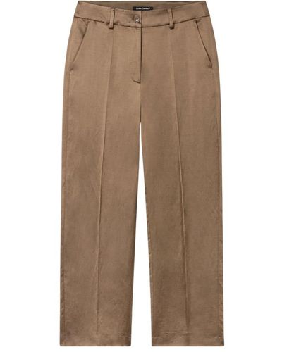 Luisa Cerano Cropped trousers - Marrón