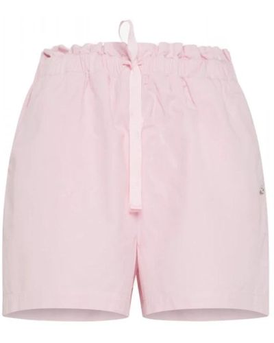 Sun 68 Rosa elastische taille bermuda shorts - Pink