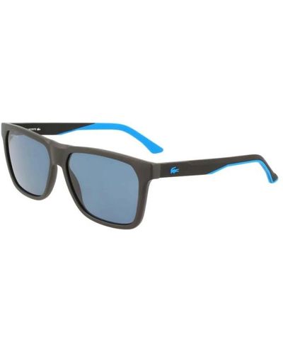 Lacoste Matt schwarz sonnenbrille - Blau