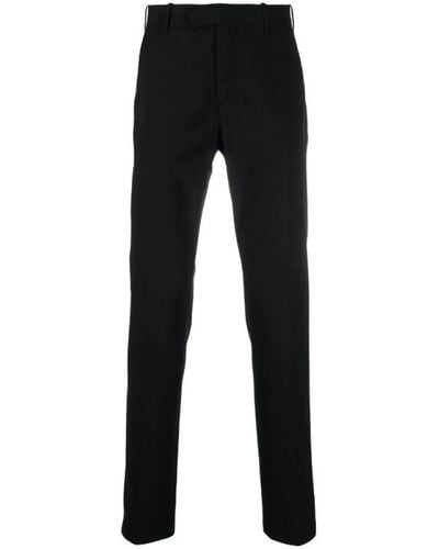 Eleventy Slim-Fit Trousers - Black