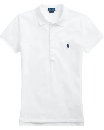 Ralph Lauren Weiße polo t-shirts und polos