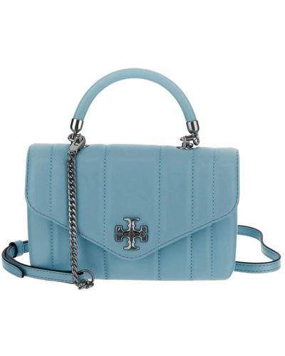 Tory Burch Elegante mini kira top handle bag - Blu