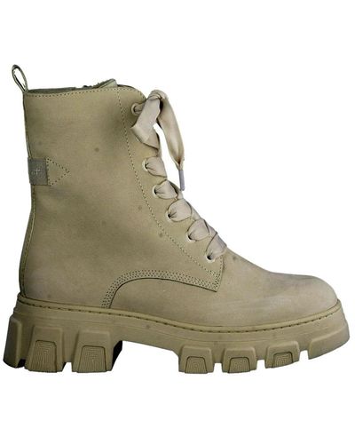 Tamaris Lace-Up Boots - Green