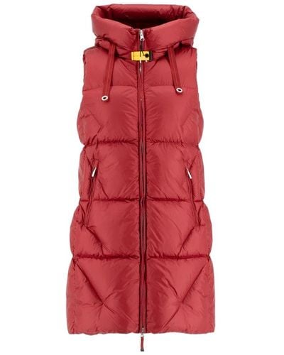 Parajumpers Giaccone oversize in piuma - Rosso