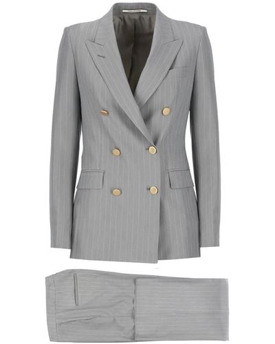 Tagliatore Suits > suit sets > double breasted suits - Gris