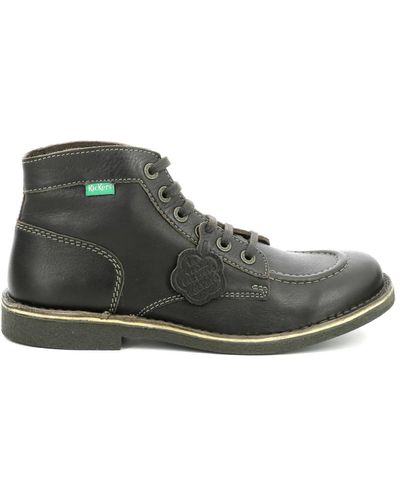Kickers Shoes > boots > lace-up boots - Gris