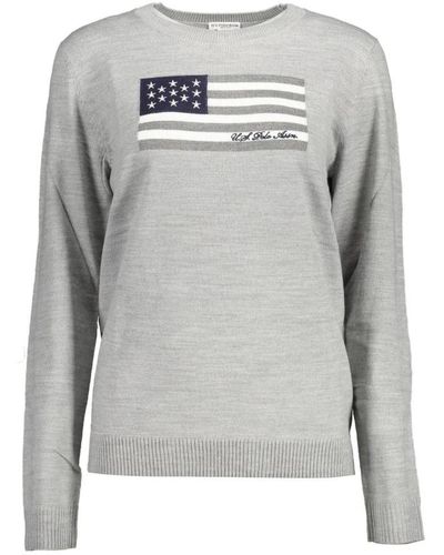 U.S. POLO ASSN. Round-Neck Knitwear - Gray