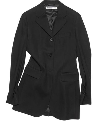 Acne Studios Coats > single-breasted coats - Noir