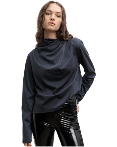 Ahlvar Gallery Jade jersey blouse - Nero