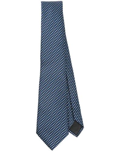 Giorgio Armani Seidenkrawatte 00033c cravatta - Blau