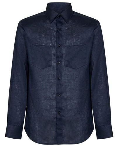 Low Brand Casual Shirts - Blue