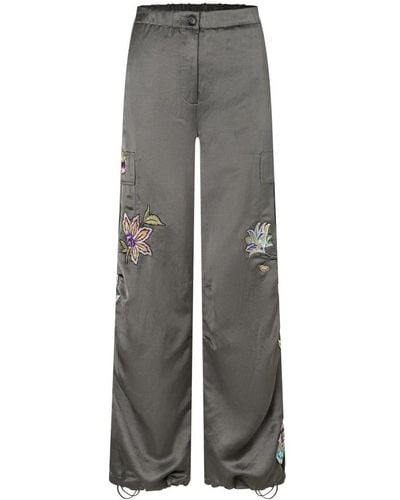 Cambio Wide trousers - Gris