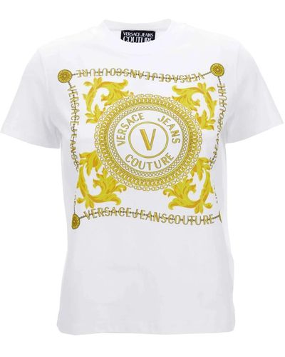 Versace Magliette bianca e polo collezione - Metallizzato