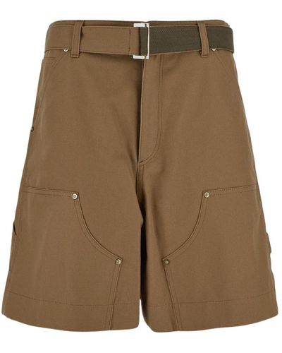 Sacai Shorts > short shorts - Neutre