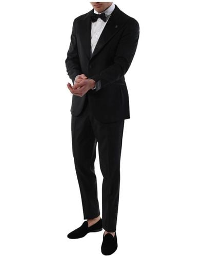 Gabriele Pasini Suits > suit sets > single breasted suits - Noir