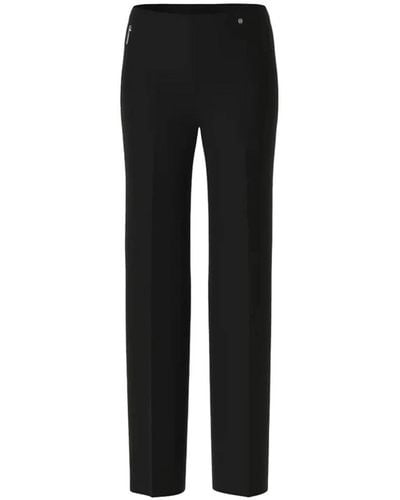 Marc Cain Straight Trousers - Black
