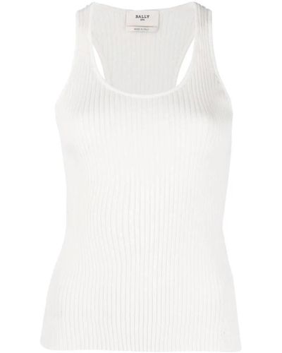 Bally Weiße casual tank top bluse