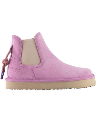Pànchic Chunky lilac suede beatle stiefel