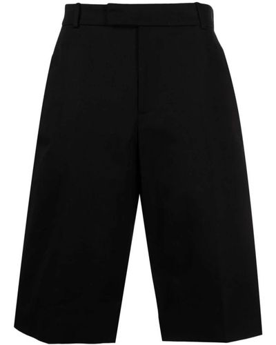 Alexander McQueen Long Shorts - Black