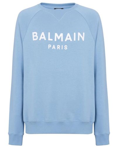Balmain Sweatshirts & hoodies > sweatshirts - Bleu