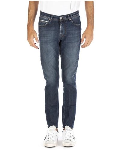 BRIGLIA Jeans droits - Bleu