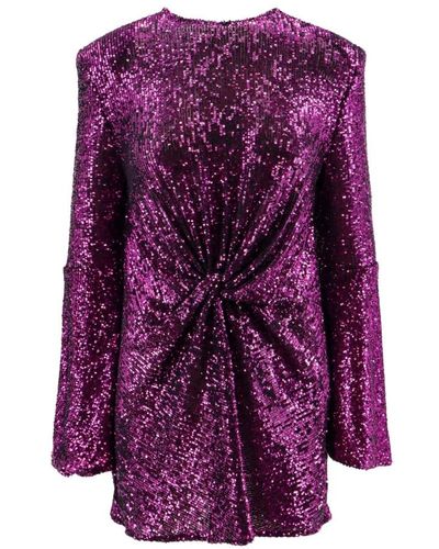 Nervi Short Dresses - Purple