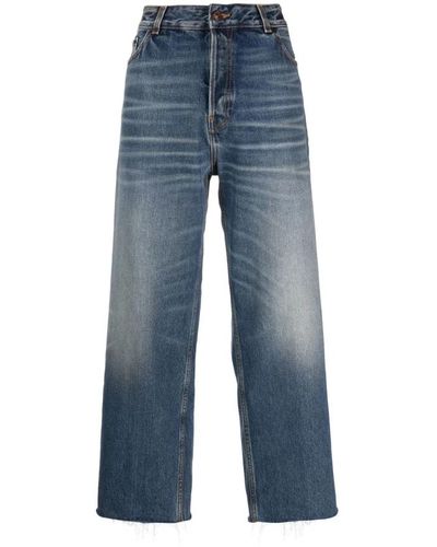 Haikure Jeans larghi blu upgrade stiloso ss23