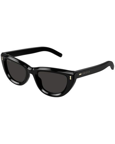 Gucci Schwarze graue sonnenbrille gg1521s