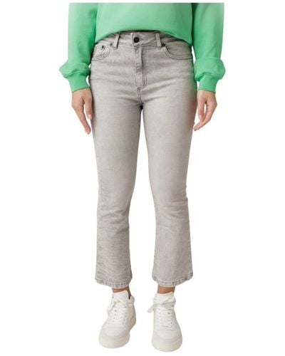 Lois Cropped Jeans - Green