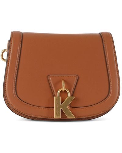 Karl Lagerfeld Shoulder Bags - Brown
