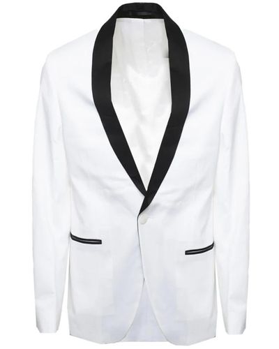 Karl Lagerfeld Suits > formal blazers - Blanc