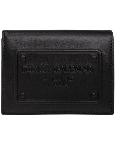 Dolce & Gabbana Porta carte in pelle - Nero
