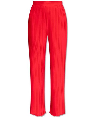 Lanvin Pantalones plisados - Rojo