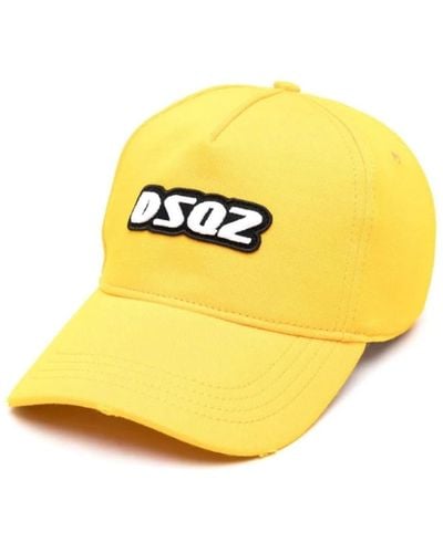 DSquared² Caps - Yellow