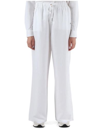 Sun 68 Trousers > wide trousers - Blanc